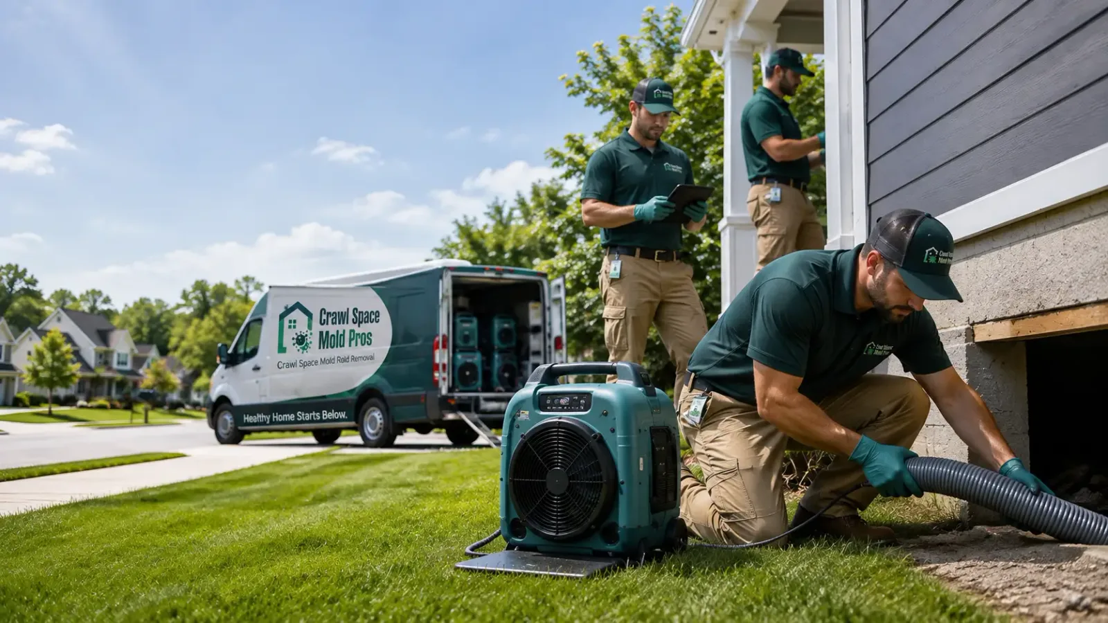 Crawl Space Mold Removal in Plainview, MN